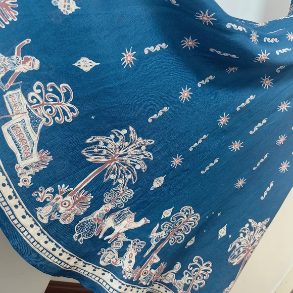 ALEMAIS Acacia printed linen midi dress - Picture 13 of 16